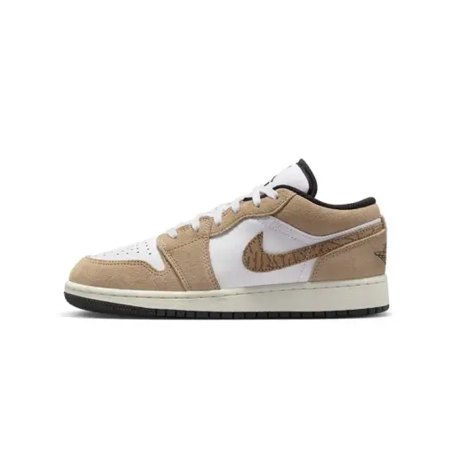 Air Jordan 1 Low SE GS "Brown Elephant" 棕爆裂紋 大童 女鞋 DZ53
