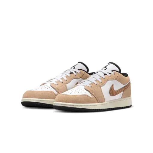 Air Jordan 1 Low SE GS "Brown Elephant" 棕爆裂紋 大童 女鞋 DZ53：圖片 2