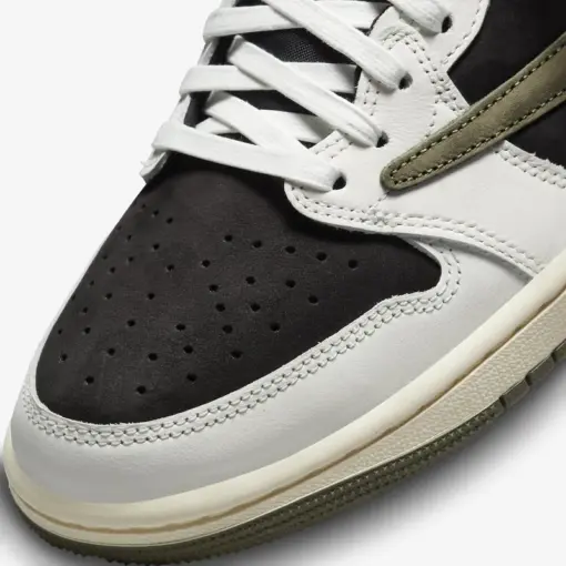 Travis Scott x Air Jordan 1 Low OG WMNS "Olive" 聯名款 橄欖綠：圖片 7
