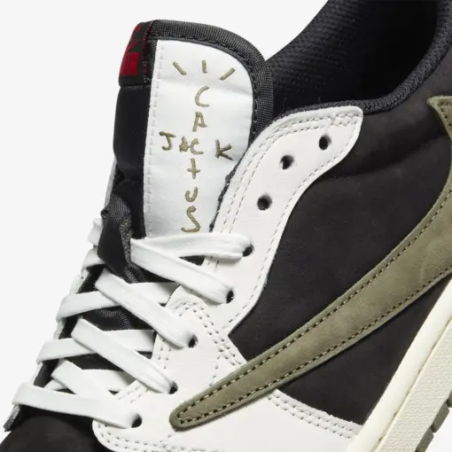 Travis Scott x Air Jordan 1 Low OG WMNS "Olive" 聯名款 橄欖綠：圖片 8