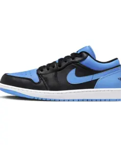 Air Jordan 1 Low "University Blue" 黑藍 大學藍 男鞋 553558-041