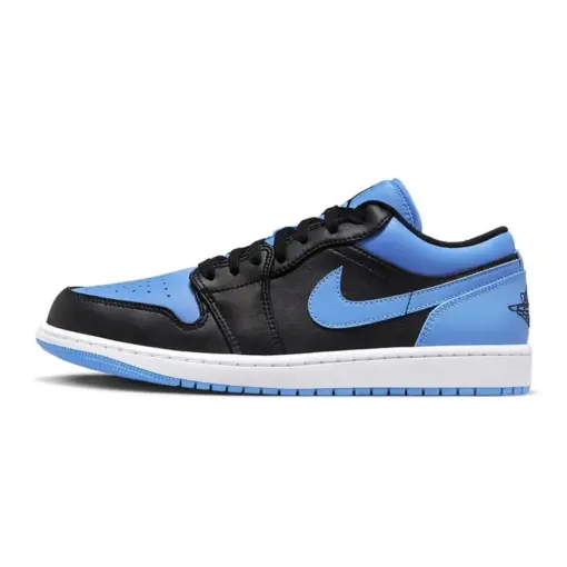Air Jordan 1 Low "University Blue" 黑藍 大學藍 男鞋 553558-041