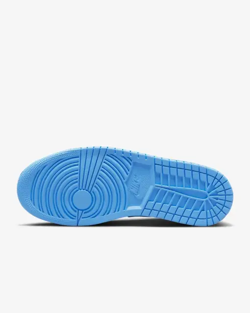 Air Jordan 1 Low "University Blue" 黑藍 大學藍 男鞋 553558-041：圖片 6