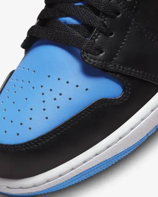 Air Jordan 1 Low "University Blue" 黑藍 大學藍 男鞋 553558-041：圖片 7