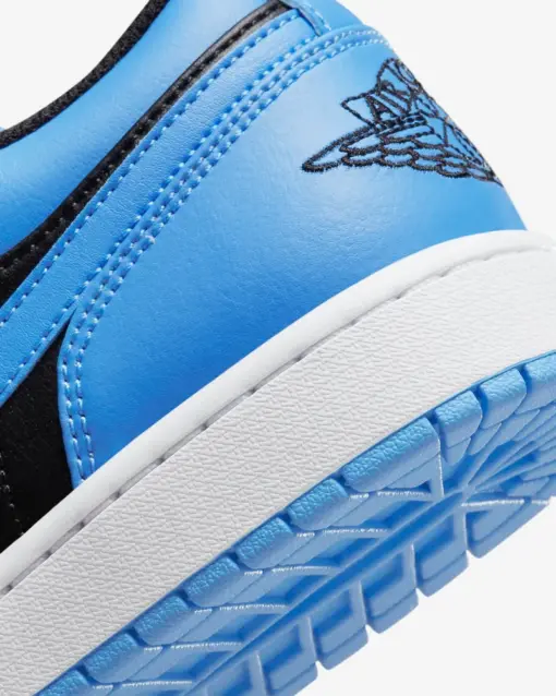 Air Jordan 1 Low "University Blue" 黑藍 大學藍 男鞋 553558-041：圖片 8