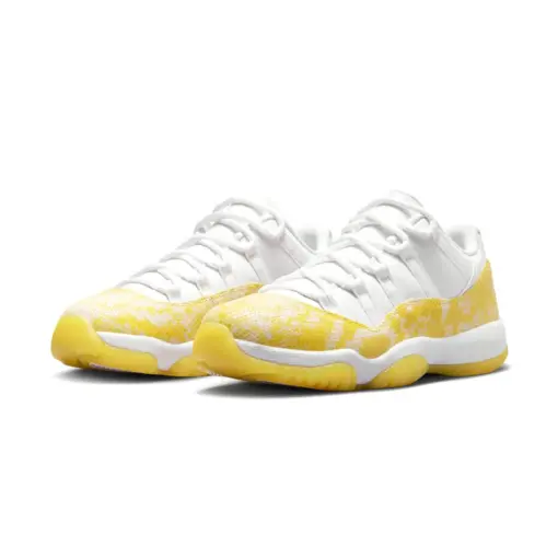 Air Jordan 11 Low W "Yellow Snakeskin" 黃金蟒 蛇皮 女鞋 AH7860：圖片 2