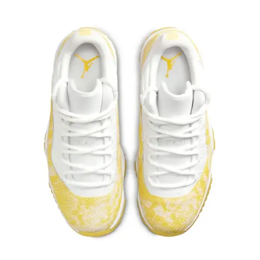 Air Jordan 11 Low W "Yellow Snakeskin" 黃金蟒 蛇皮 女鞋 AH7860：圖片 5