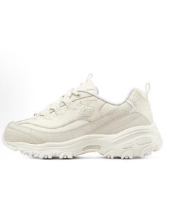 Skechers 斯凱奇 D'LITES 1.0 運動簡約 低筒 生活休閒鞋 女 米白色