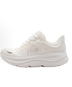 HOKA ONE ONE Bondi 9 柔軟舒適減震耐磨 輕便 長跑跑鞋 白色