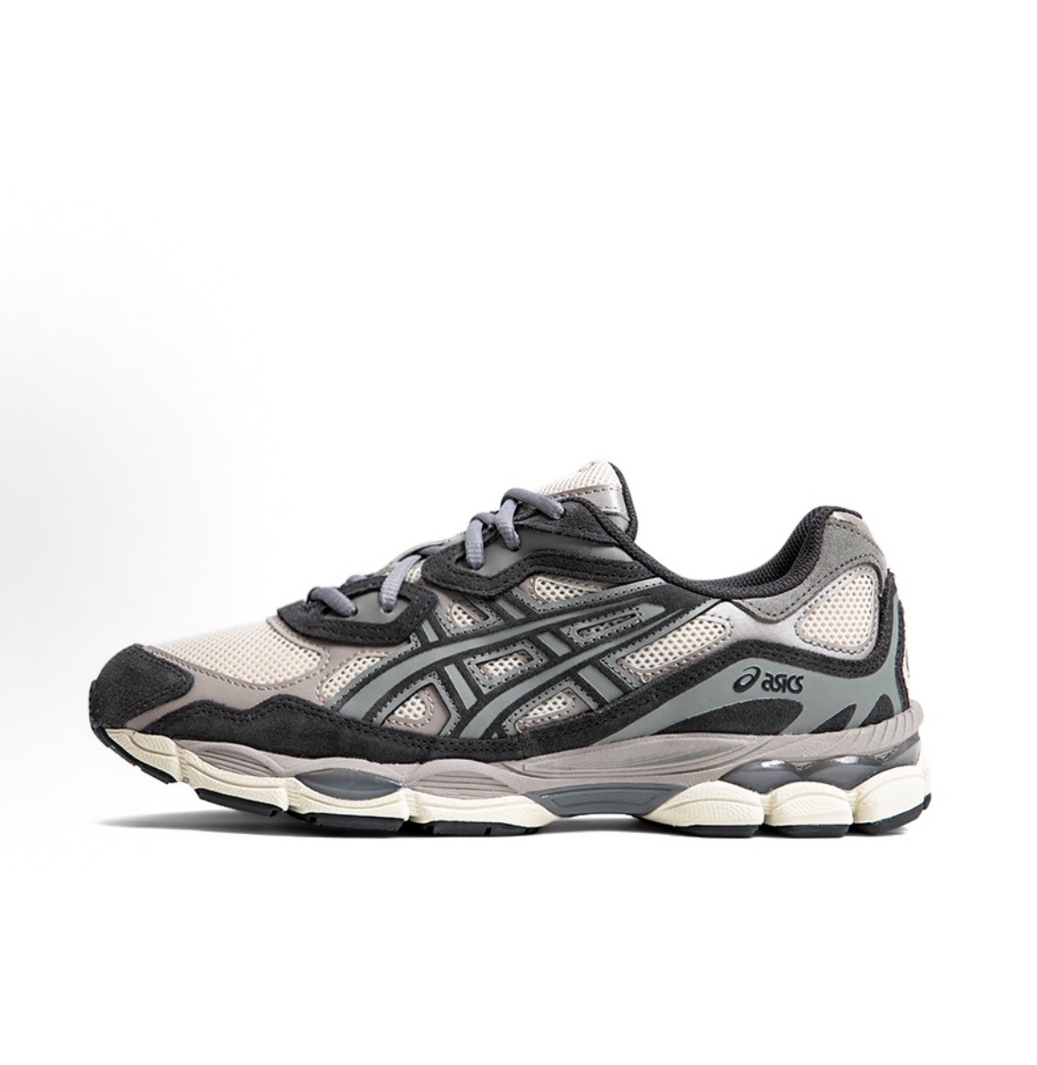 ASICS GEL-NYC復古百搭舒適日常 低筒 生活休閒鞋 男女同款 燕麥灰