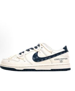 LOUIS VUITTON/路易威登 x Nike Dunk SB LOW 時尚百搭 防滑耐磨 低筒 板鞋 米白色