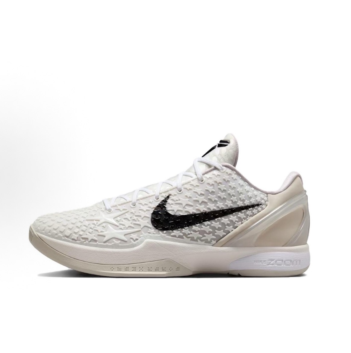 Nike Zoom Kobe 6 protro「All Star 2.0」圓頭綁帶 耐磨透氣 低筒 篮球鞋 男女 白色