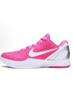 Nike Zoom Kobe 6圓頭低幫實戰籃球鞋男鞋女鞋粉白色