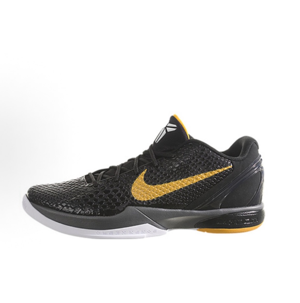 Nike Zoom Kobe 6 Black Del Sol舒適百搭防滑耐磨包裹性平衡低幫籃球鞋男鞋女鞋黑黃
