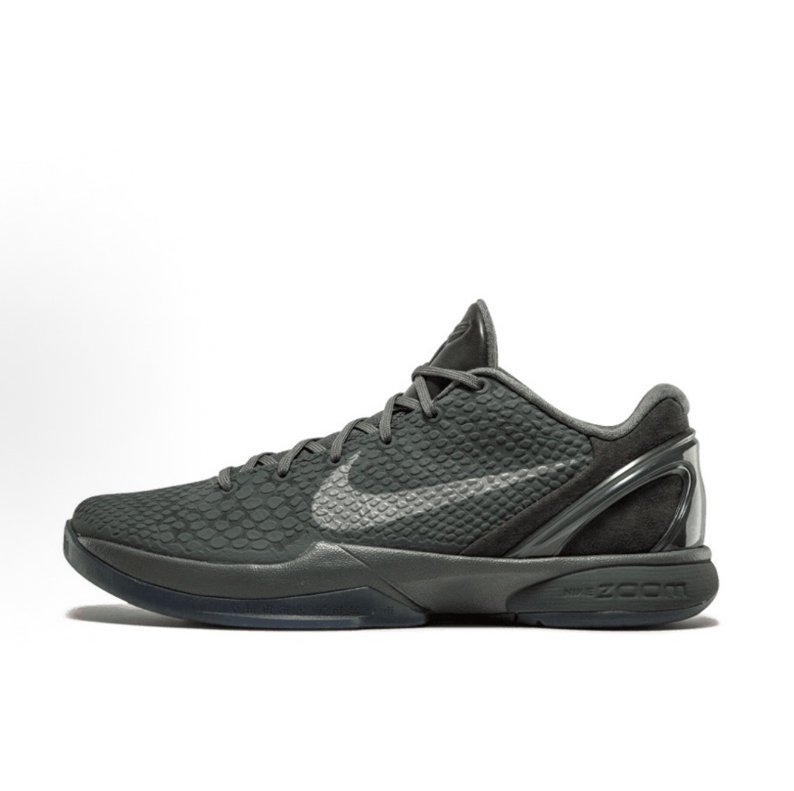 Nike Zoom Kobe 6 Black Mamba Collection Fade to Black科比OG款圓頭系帶低幫實戰籃球鞋男鞋女鞋深灰