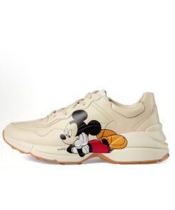Disney/迪士尼 x GUCCI古馳 Rhyton 复古 低筒 老爹鞋 象牙白