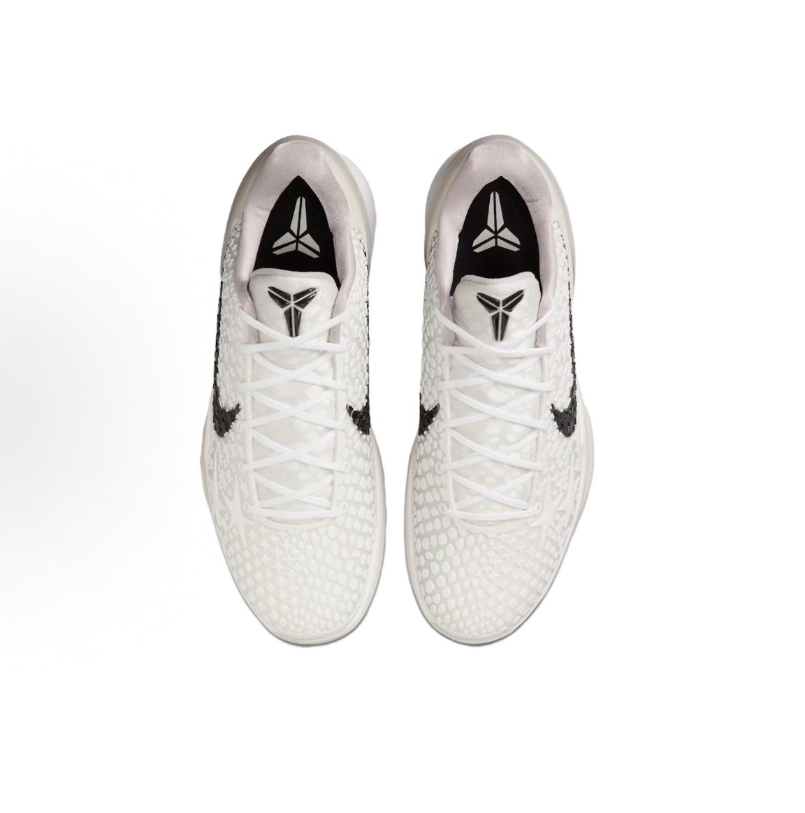 Nike Zoom Kobe 6 protro「All Star 2.0」圓頭綁帶 耐磨透氣 低筒 篮球鞋 男女 白色:圖片 2