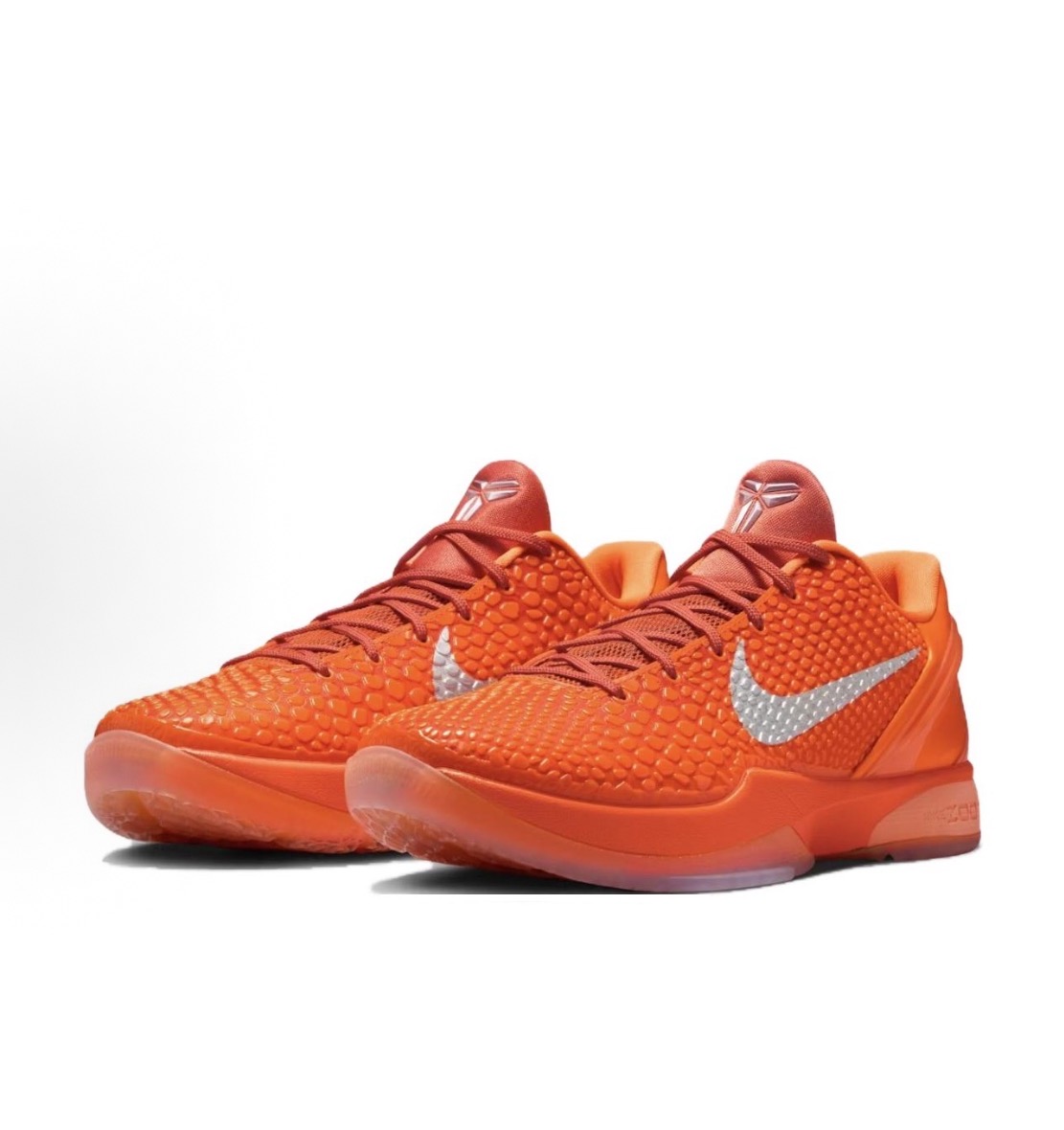 Nike Zoom Kobe 6 Protro「Total Orange」舒適百搭 防滑耐磨 低筒 節奏鞋 男鞋女鞋 橙銀色:圖片 2