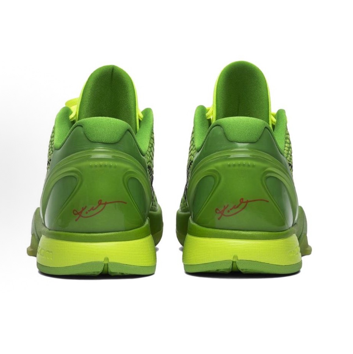Nike Zoom Kobe 6 Grinch青蜂俠圓頭系帶防滑平衡低幫籃球鞋男鞋女鞋綠色:圖片 2