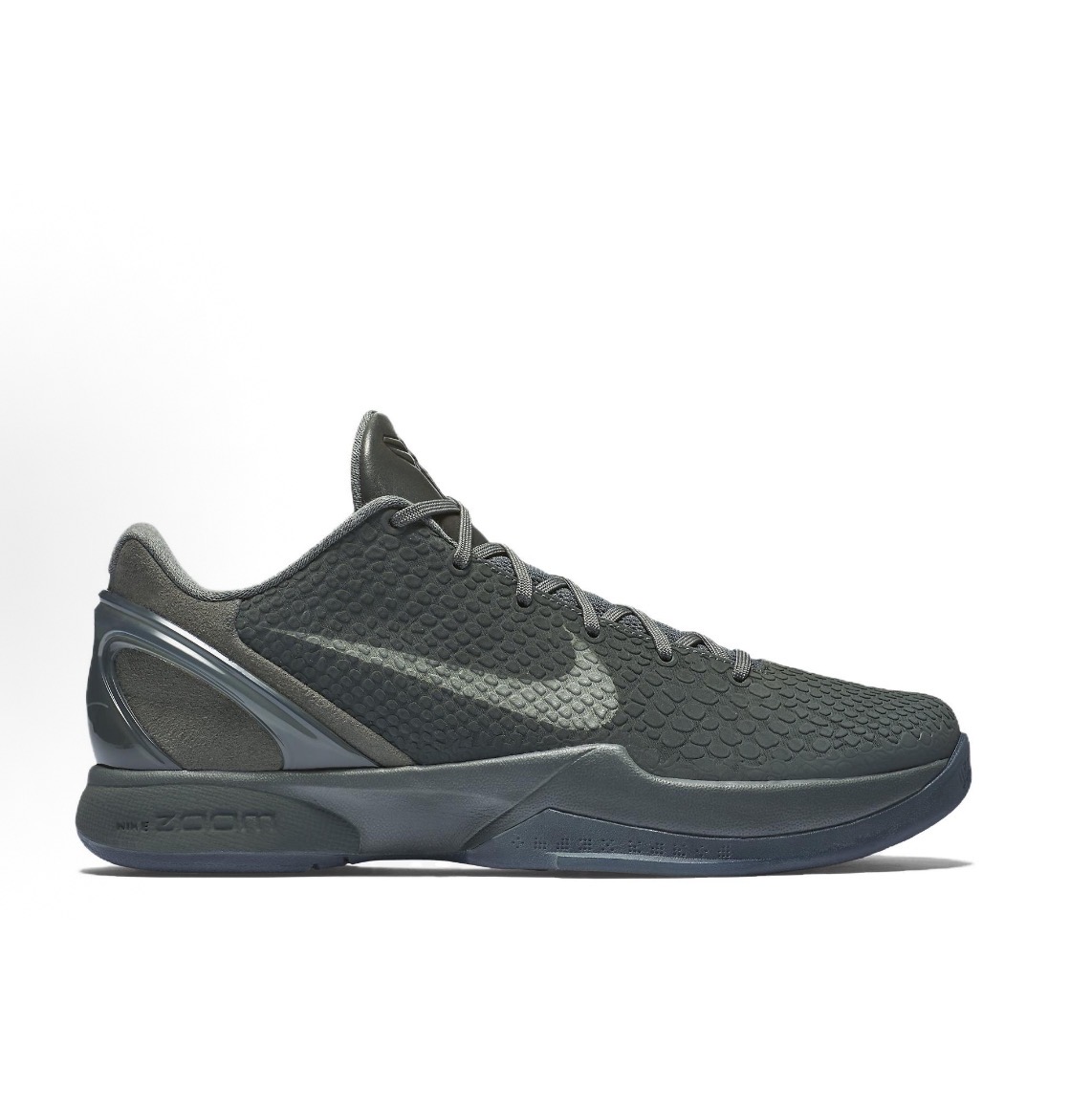 Nike Zoom Kobe 6 Black Mamba Collection Fade to Black科比OG款圓頭系帶低幫實戰籃球鞋男鞋女鞋深灰:圖片 2