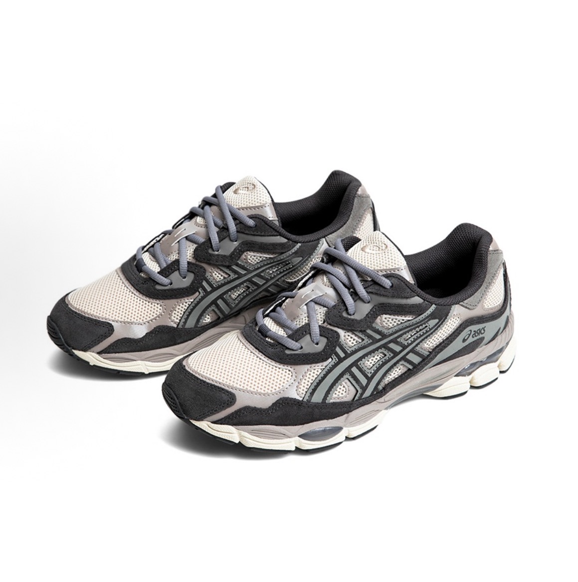 ASICS GEL-NYC復古百搭舒適日常 低筒 生活休閒鞋 男女同款 燕麥灰:圖片 6