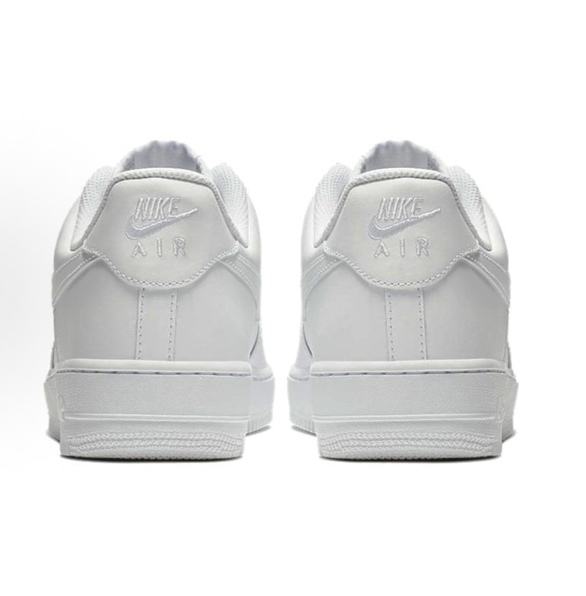 Nike Air Force 1 07 皮革 經典復古 耐磨 低筒 板鞋 純白:圖片 4