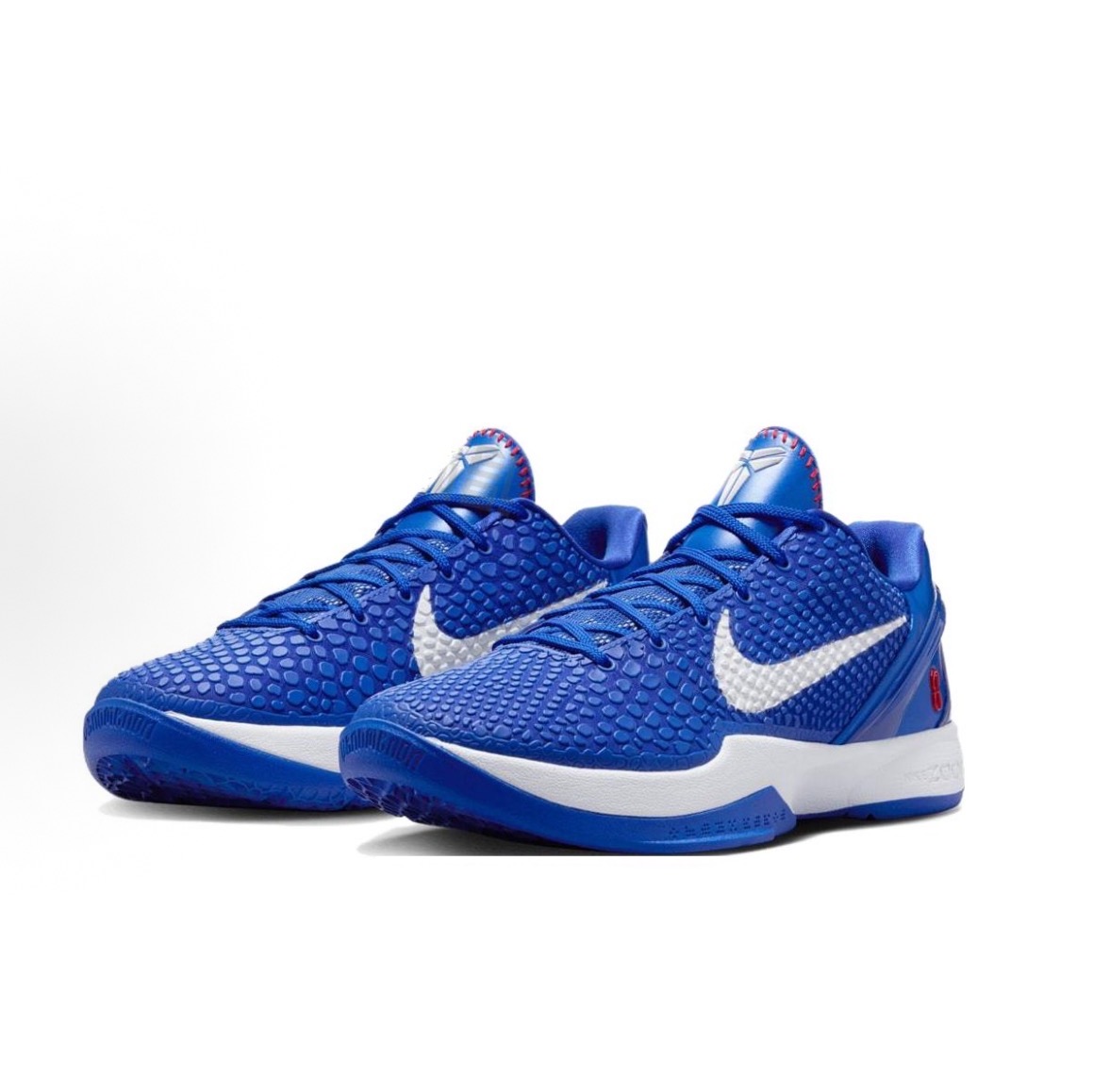 Nike Zoom Kobe 6 Protro 「Dodgers」 PE 圆頭綁帶 減震防滑 低筒 節奏 篮球鞋 男女鞋 藍白:圖片 6