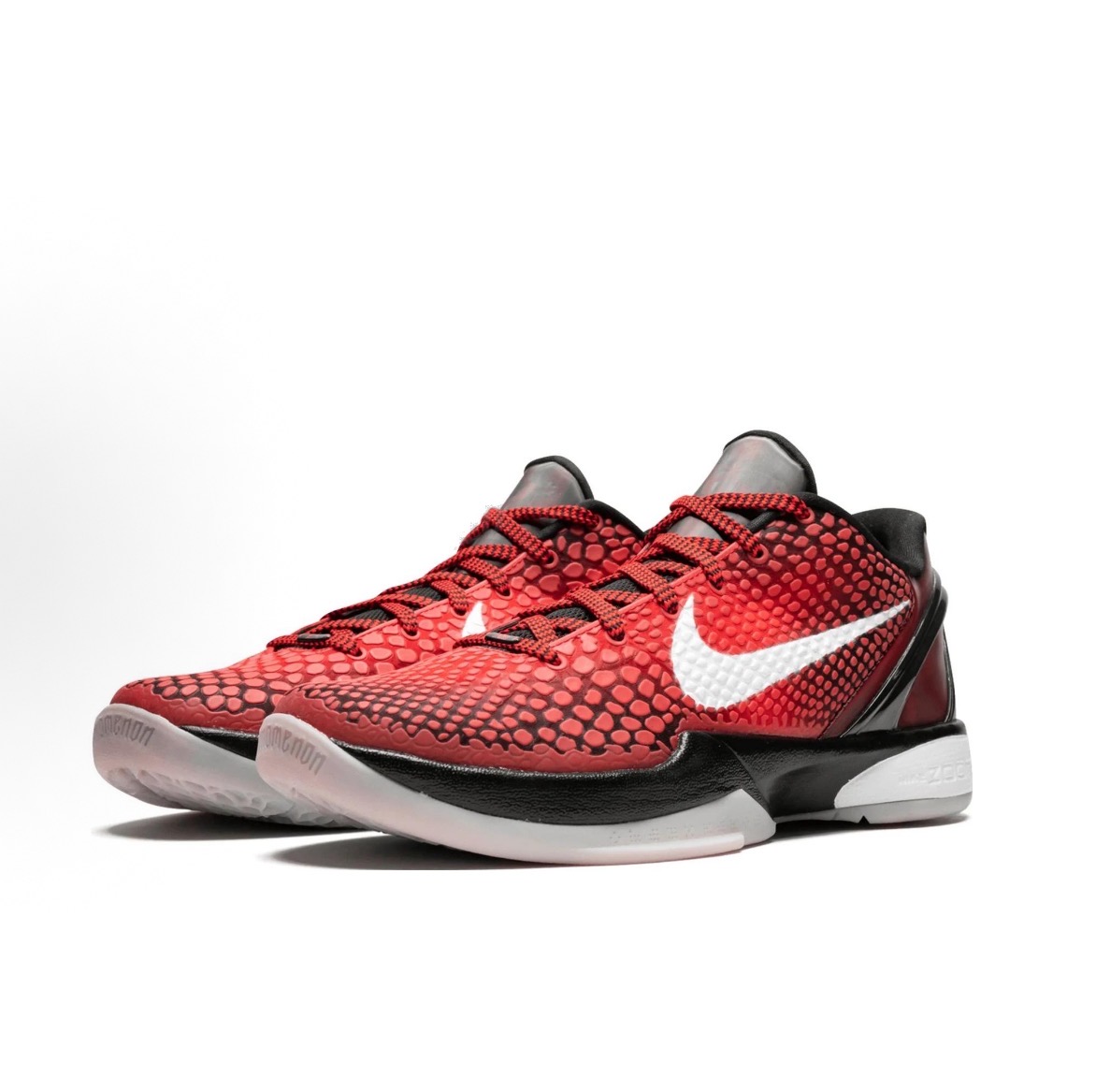 Nike Zoom Kobe 6 ASG West Challenge Red科比6圓頭系帶防滑輕便低幫實戰籃球鞋男鞋女鞋紅色:圖片 5