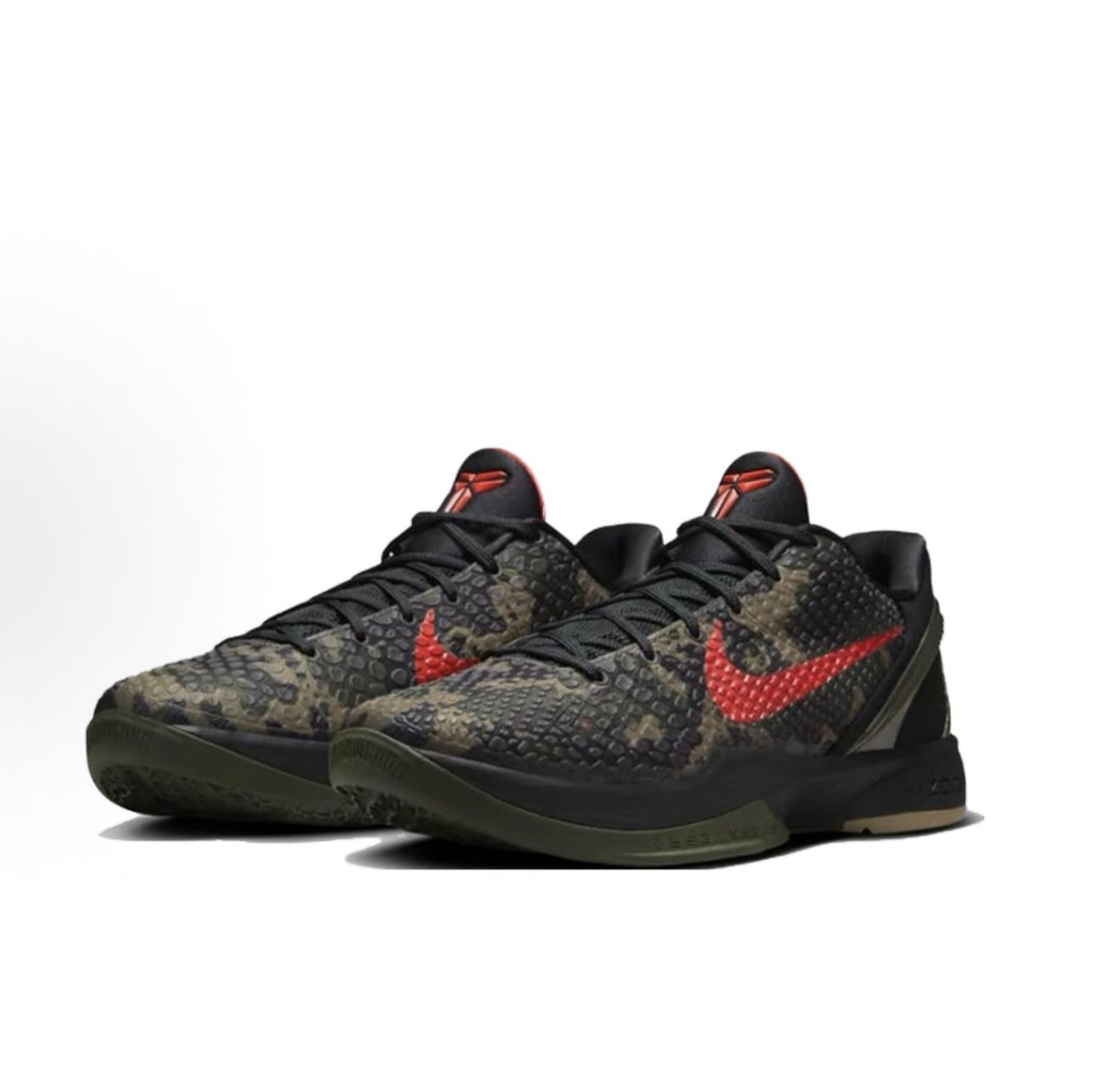 Nike Zoom Kobe 6 Protro“Italian Camo”低幫籃球鞋男鞋女鞋黑紅:圖片 6