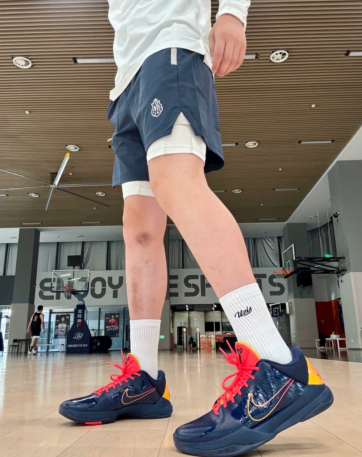 Caitlin Clark x Nike Kobe 5 Protro“Indiana Fever”舒適百搭防滑耐磨低幫籃球鞋男鞋女鞋藍色:圖片 6