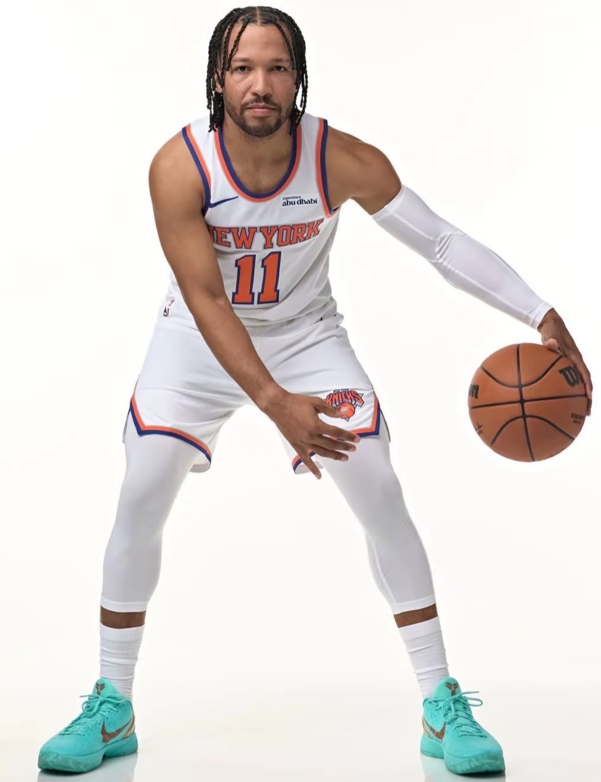 Jalen Brunson x Nike Zoom Kobe 6 Protro Statue of Liberty PE百搭舒適耐磨低幫籃球鞋男鞋女鞋藍色:圖片 3