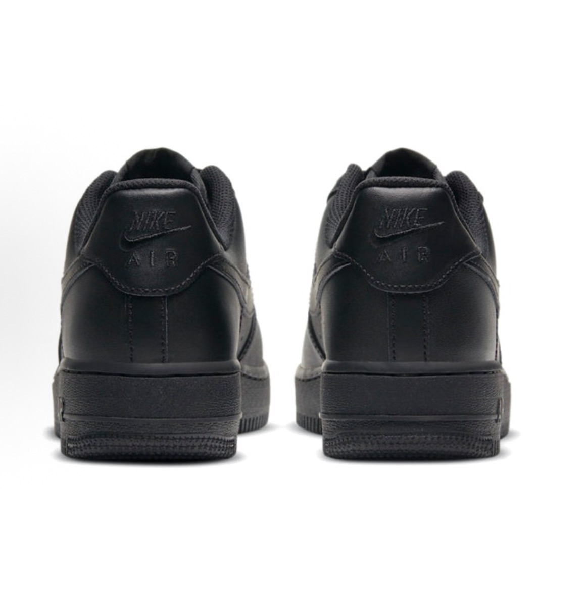 Nike Air Force 1 triple black 低筒 板鞋 純黑:圖片 4