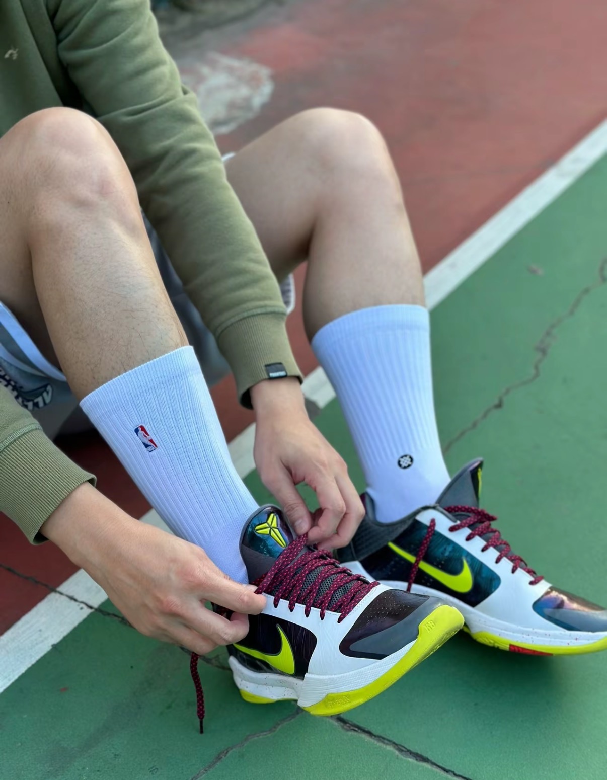 Nike Zoom Kobe 5 Protro 科比5 小丑 Chaos 耐磨 低筒 Air Zoom 篮球鞋 男女 黑白:圖片 5