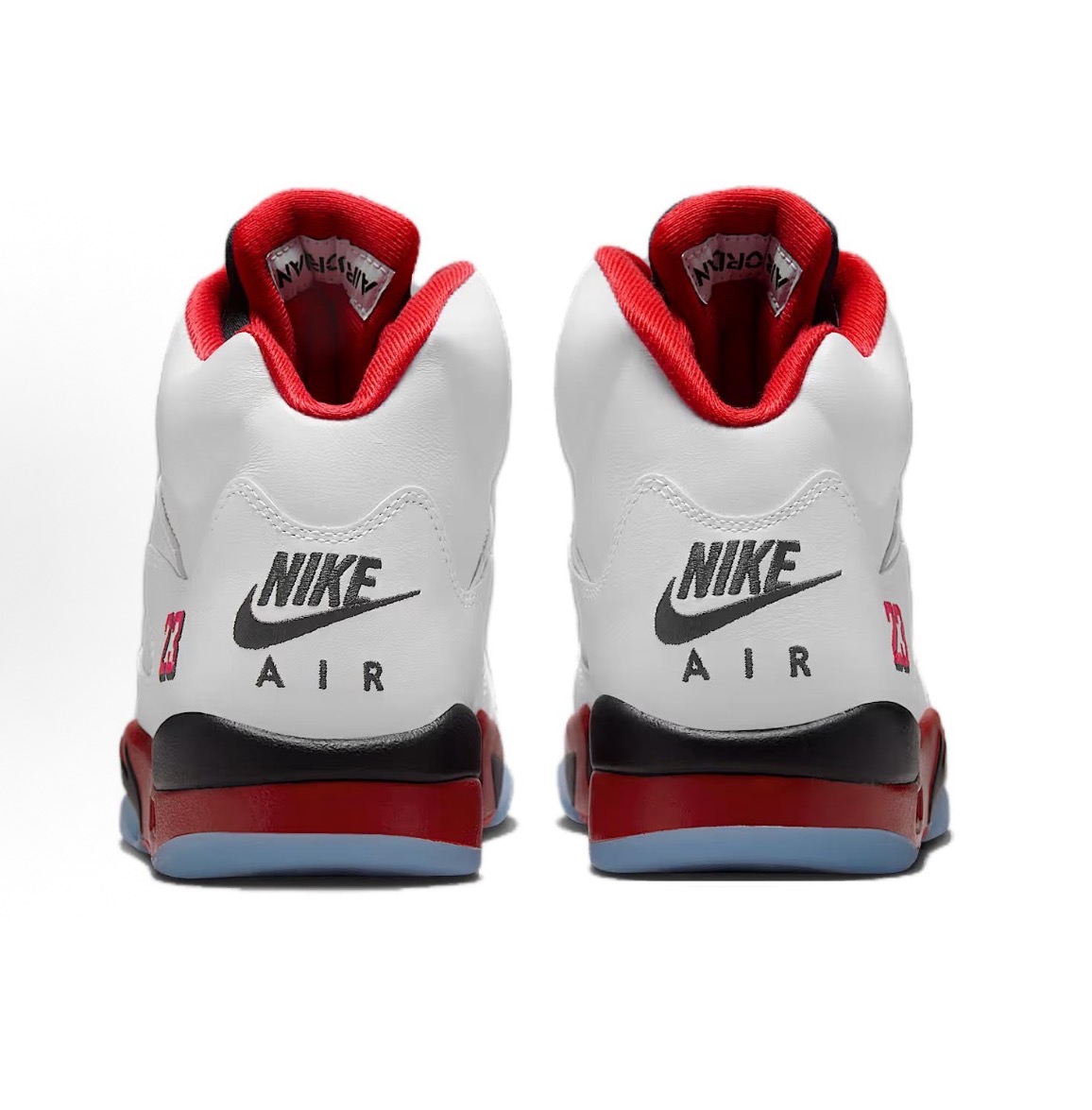 Air Jordan 5 Retro「Fire Red Black Tongue」High 火花白紅:圖片 4