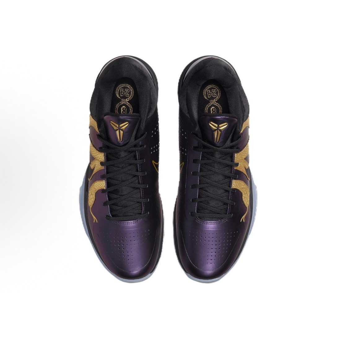 Nike Kobe 5 Protro“Year of the Mamba”蛇年限定CNY時尚舒適防滑耐磨低幫籃球鞋男鞋女鞋黑紫金:圖片 5