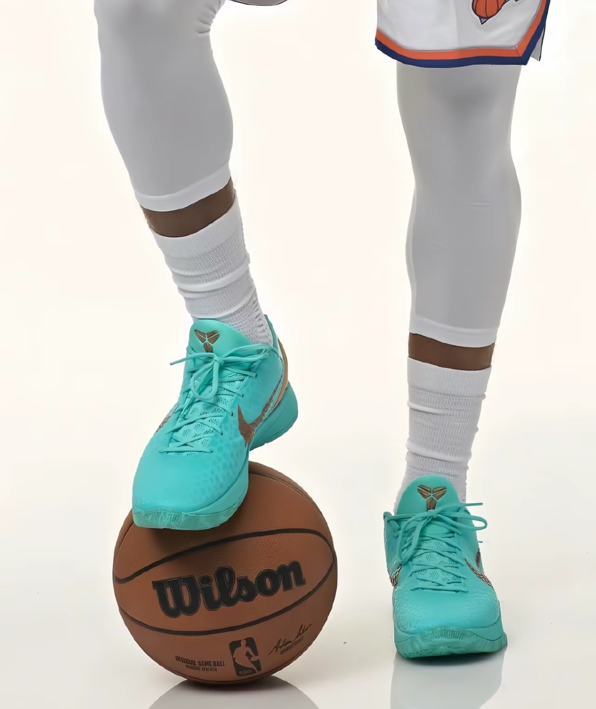 Jalen Brunson x Nike Zoom Kobe 6 Protro Statue of Liberty PE百搭舒適耐磨低幫籃球鞋男鞋女鞋藍色:圖片 4