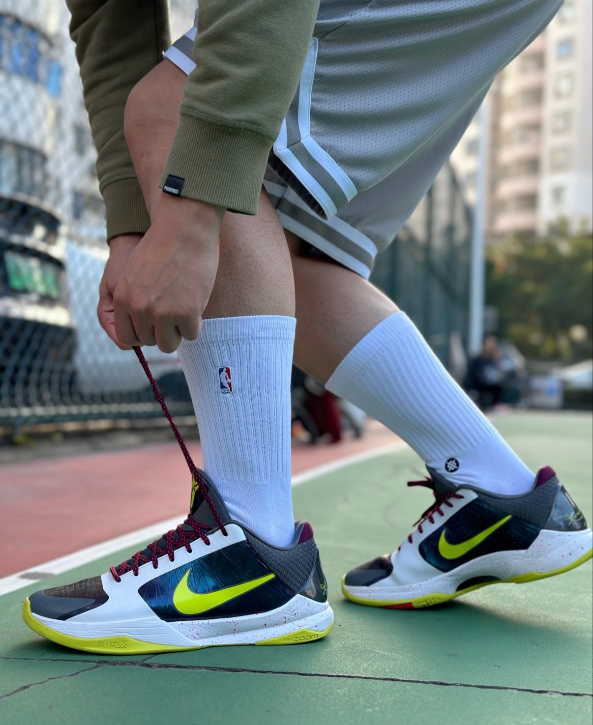 Nike Zoom Kobe 5 Protro 科比5 小丑 Chaos 耐磨 低筒 Air Zoom 篮球鞋 男女 黑白:圖片 4