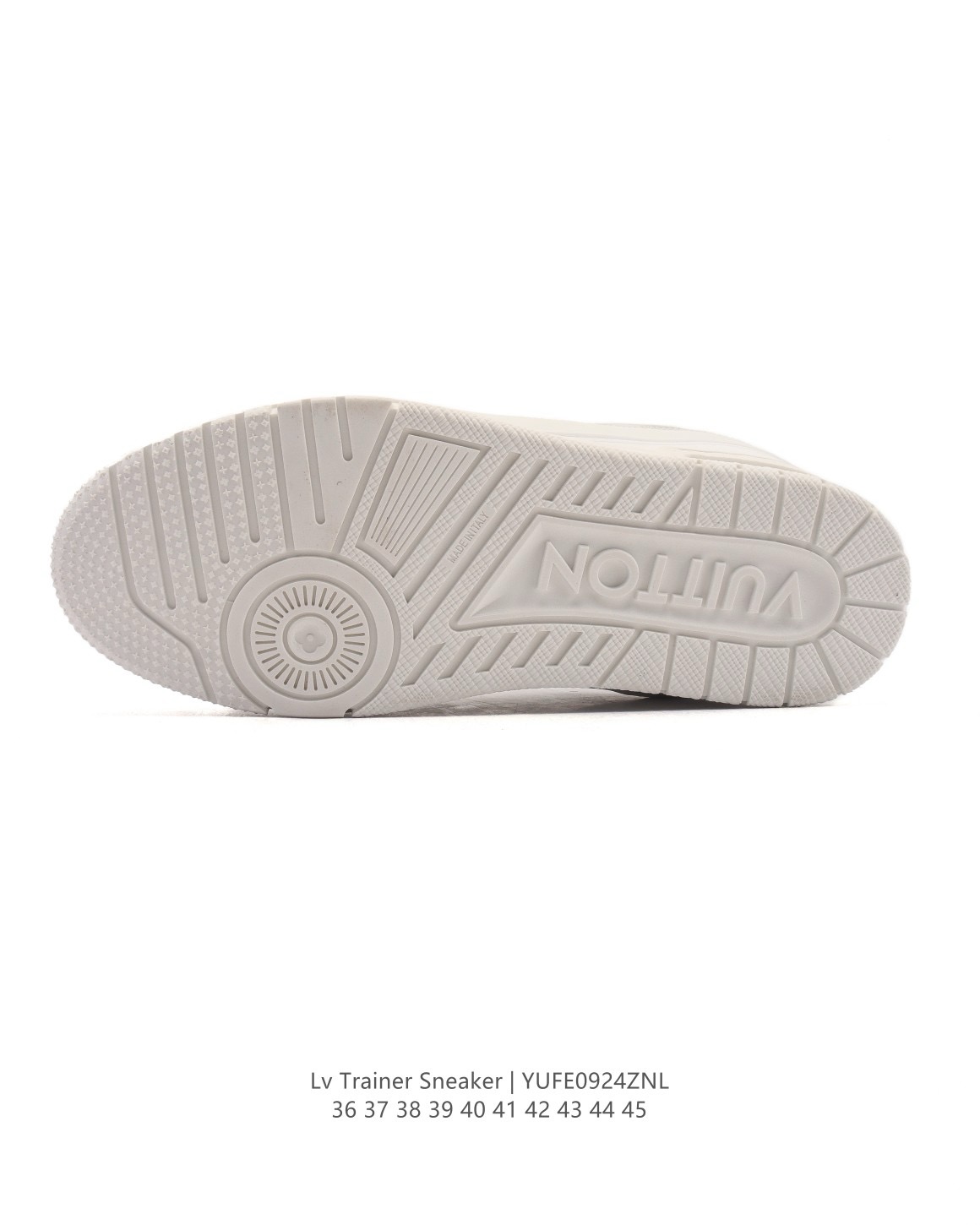 LOUIS VUITTON x Nigo 聯名 Trainer FW25 牛皮 圓頭 系帶 低筒 板鞋 男女 白色:圖片 5