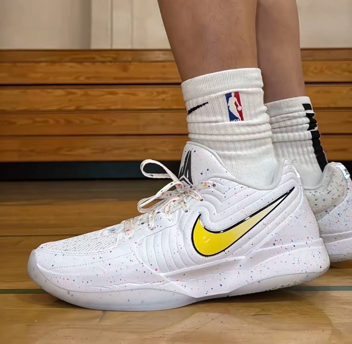 Nike Ja 2莫蘭特二代Ja-Breaker PE舒適耐用防滑耐磨低幫籃球鞋男鞋女鞋白黃:圖片 6