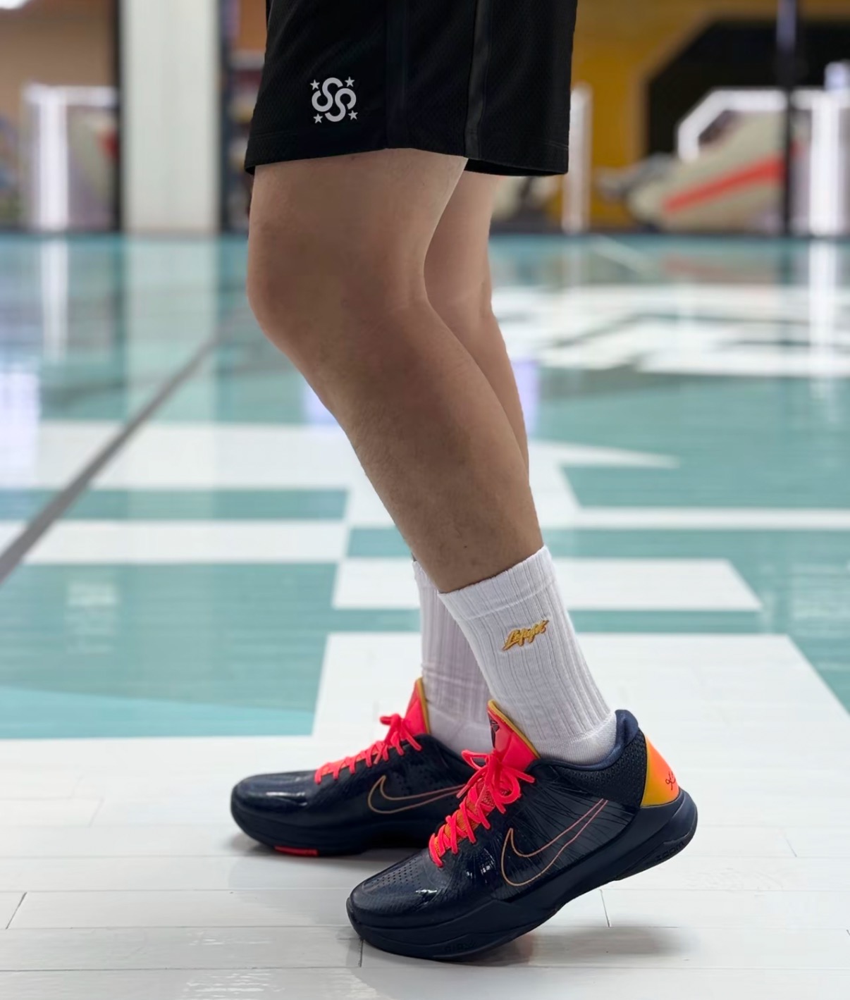 Caitlin Clark x Nike Kobe 5 Protro“Indiana Fever”舒適百搭防滑耐磨低幫籃球鞋男鞋女鞋藍色:圖片 3