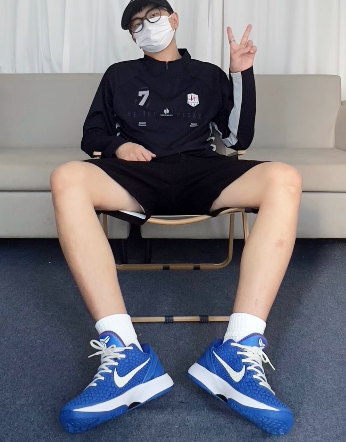 Nike Zoom Kobe 6 Protro 「Dodgers」 PE 圆頭綁帶 減震防滑 低筒 節奏 篮球鞋 男女鞋 藍白:圖片 8