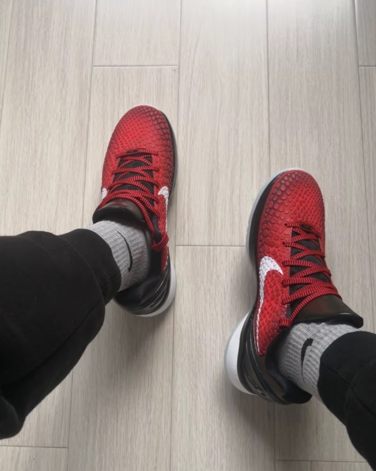 Nike Zoom Kobe 6 ASG West Challenge Red科比6圓頭系帶防滑輕便低幫實戰籃球鞋男鞋女鞋紅色:圖片 7