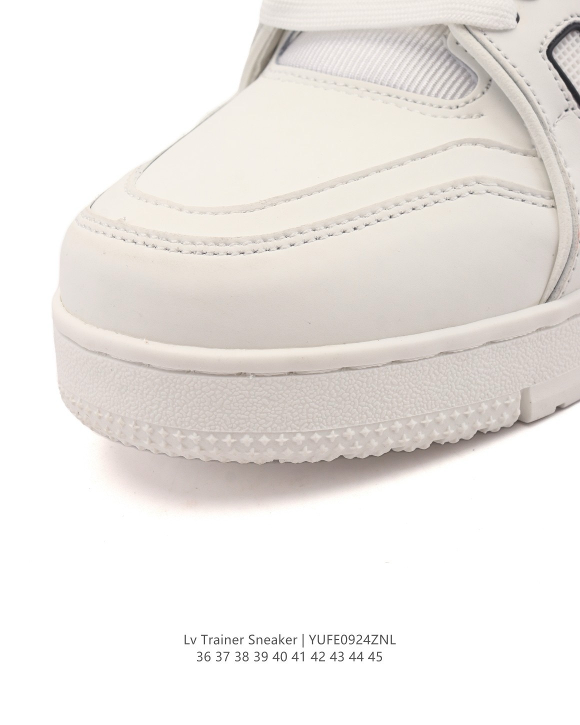 LOUIS VUITTON x Nigo 聯名 Trainer FW25 牛皮 圓頭 系帶 低筒 板鞋 男女 白色:圖片 7