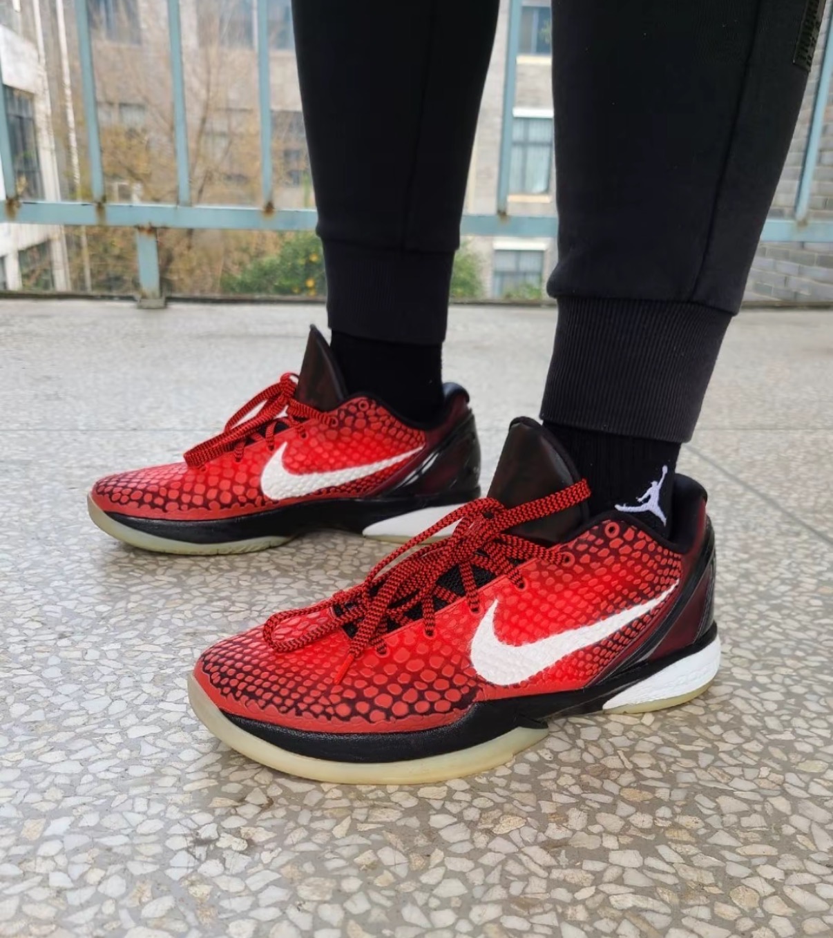 Nike Zoom Kobe 6 ASG West Challenge Red科比6圓頭系帶防滑輕便低幫實戰籃球鞋男鞋女鞋紅色:圖片 8